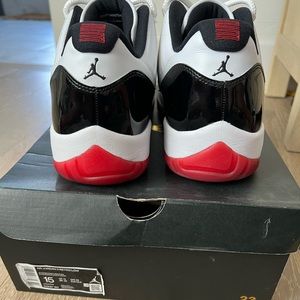 Size 15 Jordan 11 low Concord Bred. Like new!